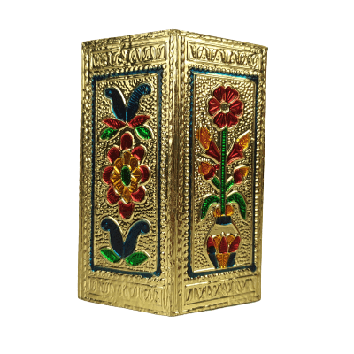 Beautiful Decorative Hexagonal Shape Small Pen Holder for Home and Office Decor
