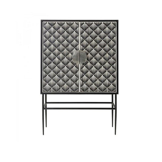 Bone Inlay Customized Handmade Bar Cabinet
