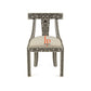 Personalized Handmade Bone Inlay Chair Beautiful Floral Design Antique Chair Best For Home Decor
