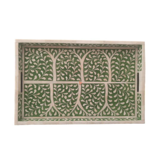 Hand Crafted Bone Inlay Tray Ready To Ship A Perfect gift for loved ones Best gift for any Occasion
