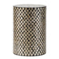 Handmade Customized Mother of Pearl Round Stool