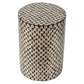 Handmade Customized Mother of Pearl Round Stool