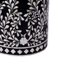 Bone Inlay Stool In Floral Pattern