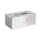 Handmade Mother Of Pearl Mosaic pattern Tissue Box