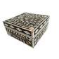 Customized Handmade  Mother of Pearl Floral Pattern Jewelry Box