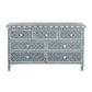 Bone Inlay Chest Of 7 Drawers Home Decor Inlay Furniture Handmade Bedroom Inlay Drawer Crafted