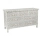 Personalized Bone Inlay Handmade Chest Of 7 Drawers Beautifully Crafted Home Decor Inlay Furniture