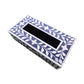Handmade Customised Bone Inlay Floral Pattern Tissue Paper Box