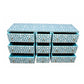 Handmade Customized Bone Inlay Moroccan Pattern Chest of 9 Drawer