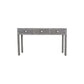 Handmade Customized Bone Inlay Star Eye Pattern 3 Drawer Console Table