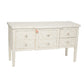 Handmade Bone Inlay Console 6 Drawer Geometric Design Stunning Look Entrance Table Beautiful Home Decor Table Furniture