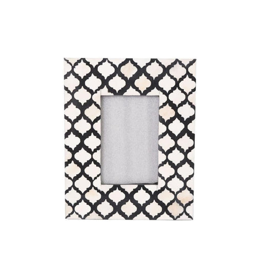 Handmade Customized Bone Inlay Moroccan Pattern Photo Frame