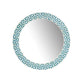 Handmade Customized Bone Inlay Round Mirror Frame