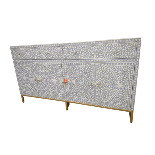 Handmade Customised Black Bone Inlay Buffet/Dresser