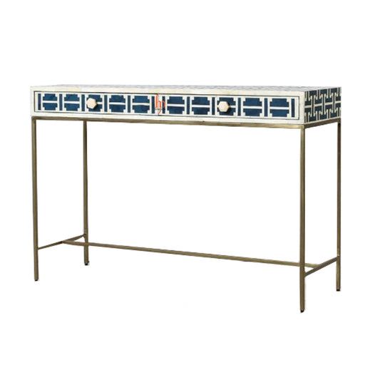 Handmade Bone Inlay Console Elegant Design Stunning Look Impressive Entrance Console Table Best Home Decor Console