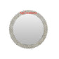 Handmade Bone Inlay Geocentrically Designed Round Mirror Frame Best For Home Decor