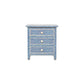 Handmade Bone Inlay 3 Drawer Fish Scale Bedside Table