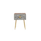 Personalized Bone Inlay Bedside Table Home Decor Purpose Attractive Design Beautifully Crafted Bedside Table