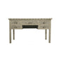 Handmade Bone Inlay Console with Five Drawer Beautifully Crafted Traditional Floral Design Best Home Decor Table