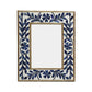 Handmade Customized Bone Inlay floral pattern Photo Frame