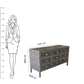 handmade Bone Inlay Chest Of 9 Drawers Beautiful Honeycomb Design Handmade Dresser Inlay Furniture Cabinet