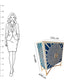 Personalized Handmade Bone Inlay Sun Burst Pattern Bar  Cabinet