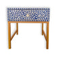 Personalized Bone Inlay Bedside Table /Home Decor Purpose/ Attractive Floral /Design Beautifully Crafted Bedside Table