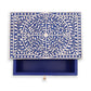 Personalized Bone Inlay Bedside Table /Home Decor Purpose/ Attractive Floral /Design Beautifully Crafted Bedside Table