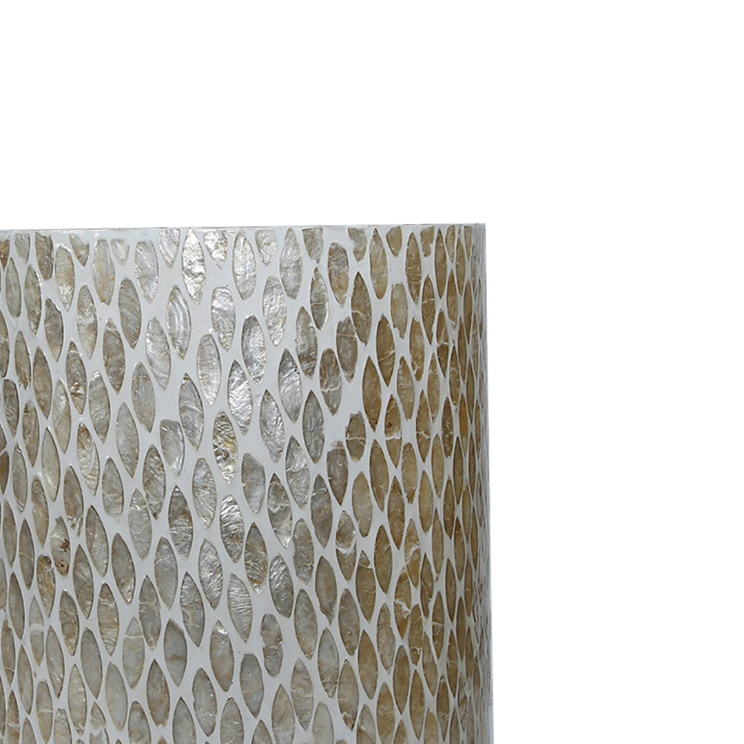 Handmade Customized Mother of Pearl Round Stool