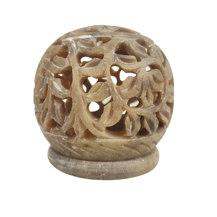 Beautiful Decorative Handmade Marble Diya Stand Set of 4