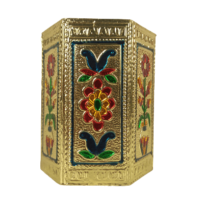 Beautiful Decorative Hexagonal Shape Small Pen Holder for Home and Office Decor