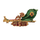 Beautiful Decorative Metal Flute with Beautiful Metal Peacock Feather Key Stand for Home Decor