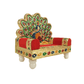 Beautiful Decorative Wooden Handcrafted with Meenakari Small SingHasan for Home Decor