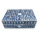 Customized Handmade Bone Inlay  Floral Pattern Jewelry Box