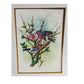 Handmade Birds Painting on Silk Fabric for Home and Office Decor