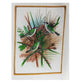 Handmade Birds Painting on Silk Fabric for Home and Office Decor
