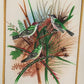 Handmade Birds Painting on Silk Fabric for Home and Office Decor
