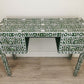 Handmade Customized Mother of Pearl 4 Drawer Console Table