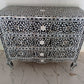 Handmade Customized Mother of Pearl Chest of 3 Drawer