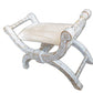 Handmade Customized Mother of Pearl Floral Pattern Stool