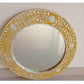 Handmade Customized Mother of Pearl Round Mirror Frame