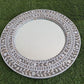 Handmade Customized Mother of Pearl Round Mirror Frame