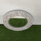 Handmade Customized Mother of Pearl Round Mirror Frame