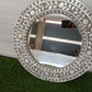 Handmade Customized Mother of Pearl Round Mirror Frame