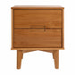Handmade Customized Wooden 2 Drawer Bedside Table
