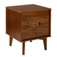 Handmade Customized Wooden 2 Drawer Bedside Table