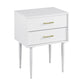 Handmade Customized Wooden 2 Drawer Bedside Table