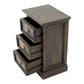 Handmade Customized Wooden 3 Drawer Bedside Table