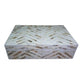Handmade Customized Mother of Pearl Chevron Pattern Jewelry Box