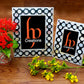 Handmade Mother of Pearl Polka Dot Photo Frame for Home Decor
